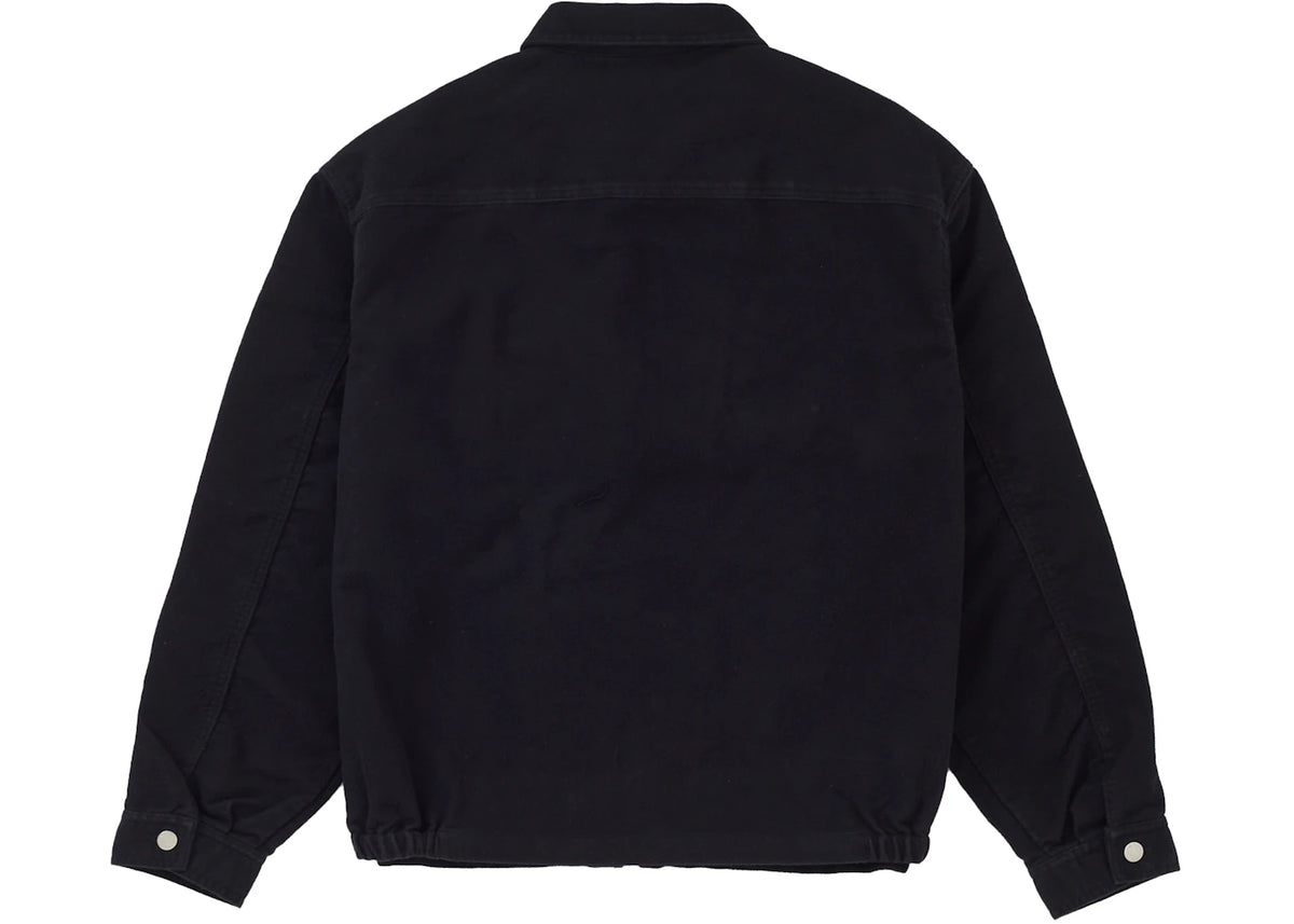 Supreme Moleskin Work Jacket (SS25) Black - vue secondaire B