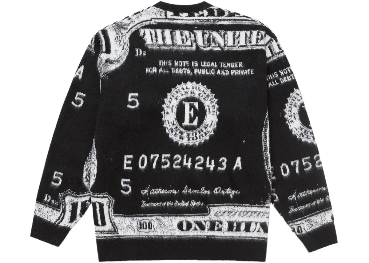 Supreme Money Sweater Black - vue secondaire B