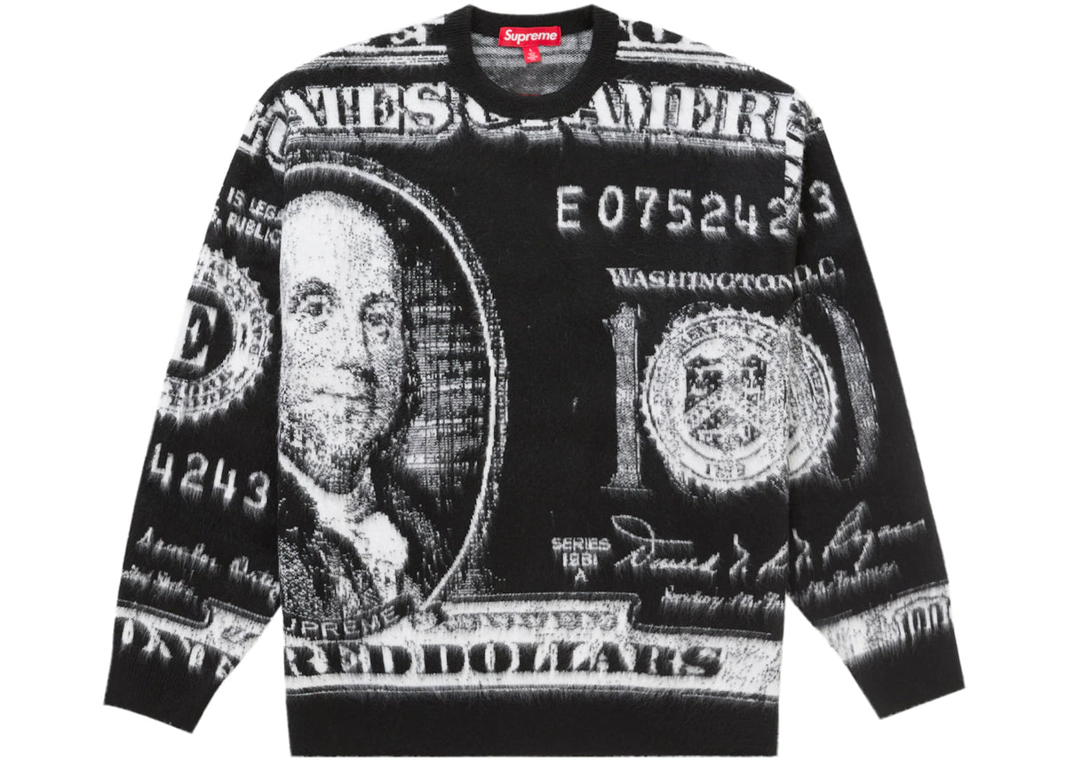 Supreme Money Sweater Black - vue secondaire A