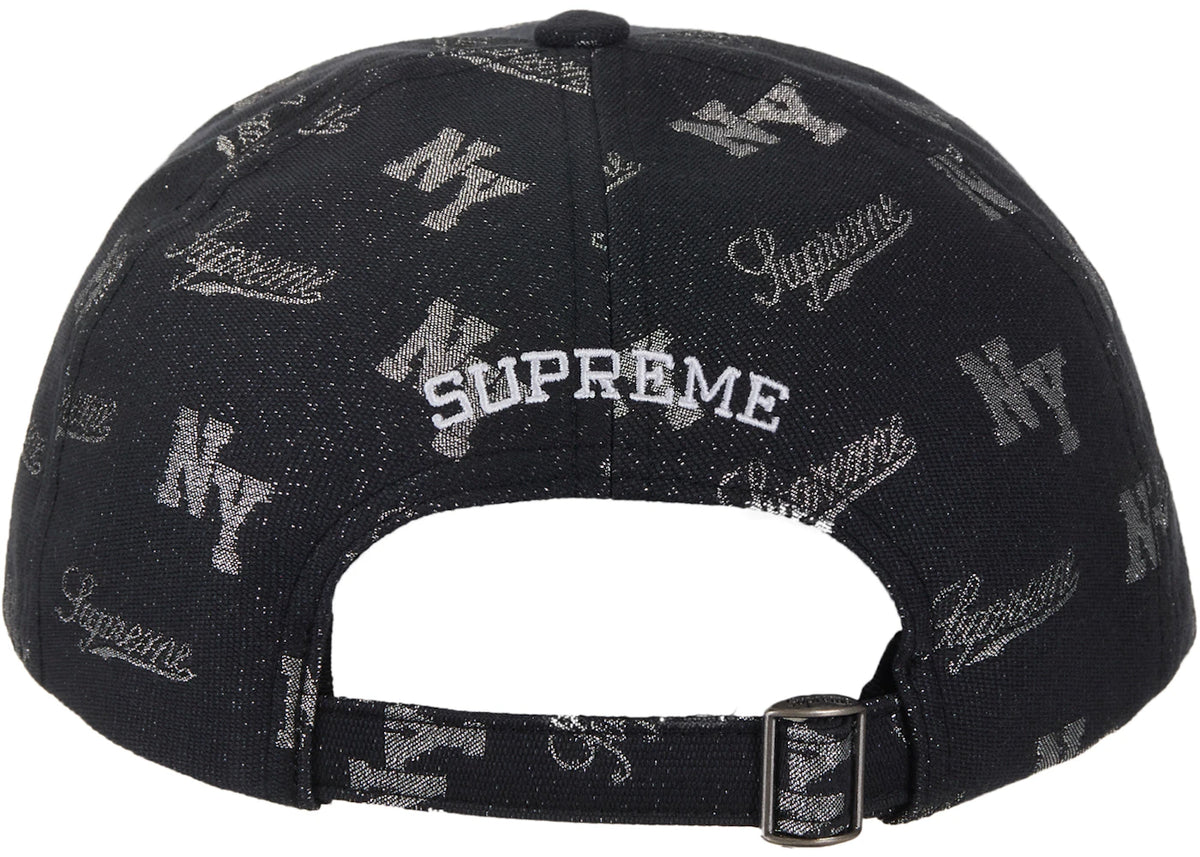 Supreme Monogram 6-Panel Black - vue secondaire B