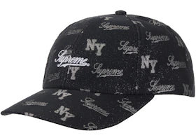Supreme Monogram 6-Panel Black - vue 360