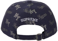 Supreme Monogram 6-Panel Navy