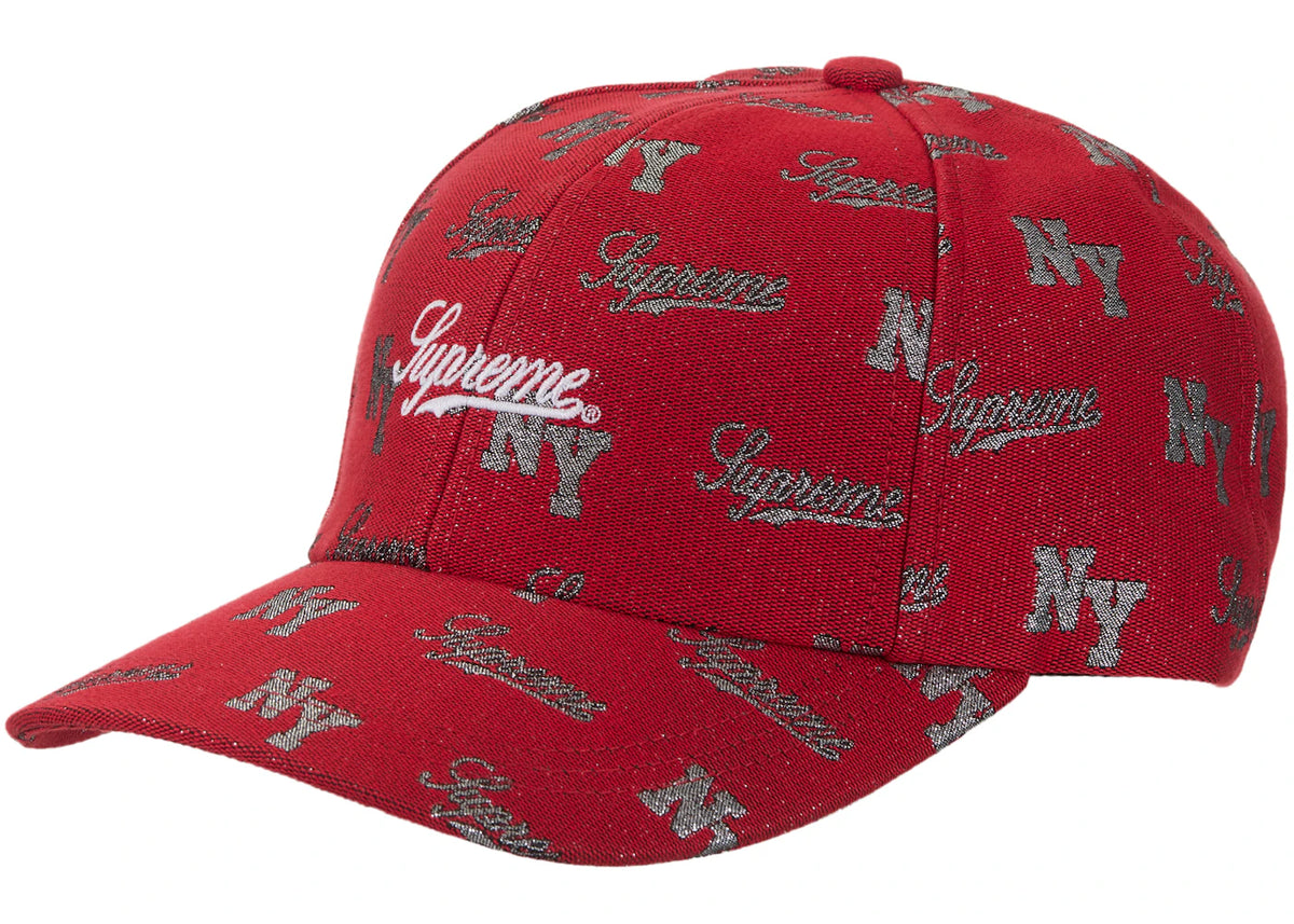 Supreme Monogram 6-Panel Red - vue secondaire A