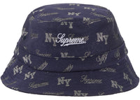 Supreme Monogram Crusher Navy