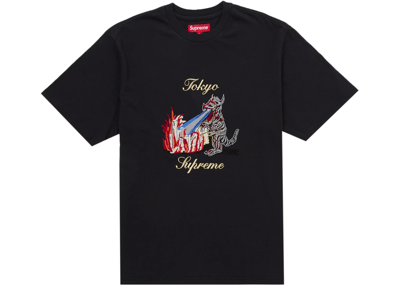 Supreme Monster S/S Top Black - vue 360