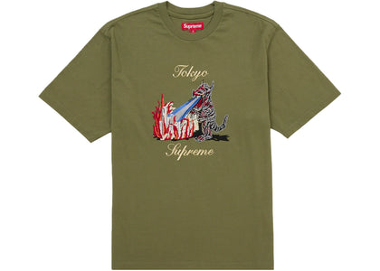 Supreme Monster S/S Top Light Olive - authentic Supreme product