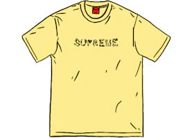 Supreme Morph Tee Pale Yellow - vue 360