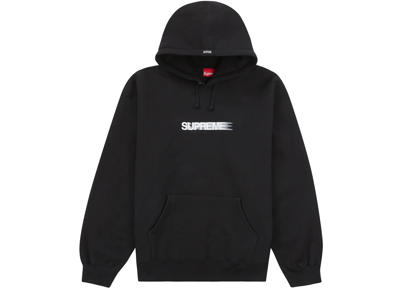 Supreme Motion Logo Hooded Sweatshirt (SS23) Black - vue secondaire A