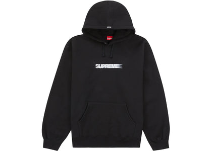 Supreme Motion Logo Hooded Sweatshirt (SS23) Black - apparel view 2