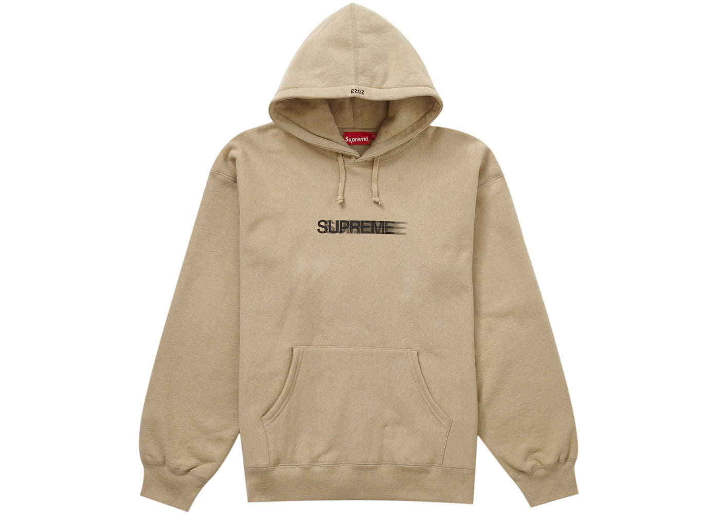 Supreme Motion Logo Hooded Sweatshirt (SS23) Dark Tan - vue secondaire A