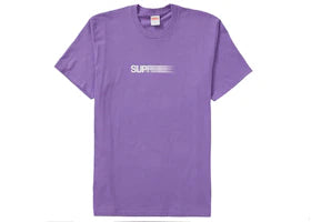 Supreme Motion Logo Tee (SS20) Purple - vue 360