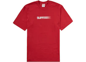Supreme Motion Logo Tee (SS23) Red - vue 360