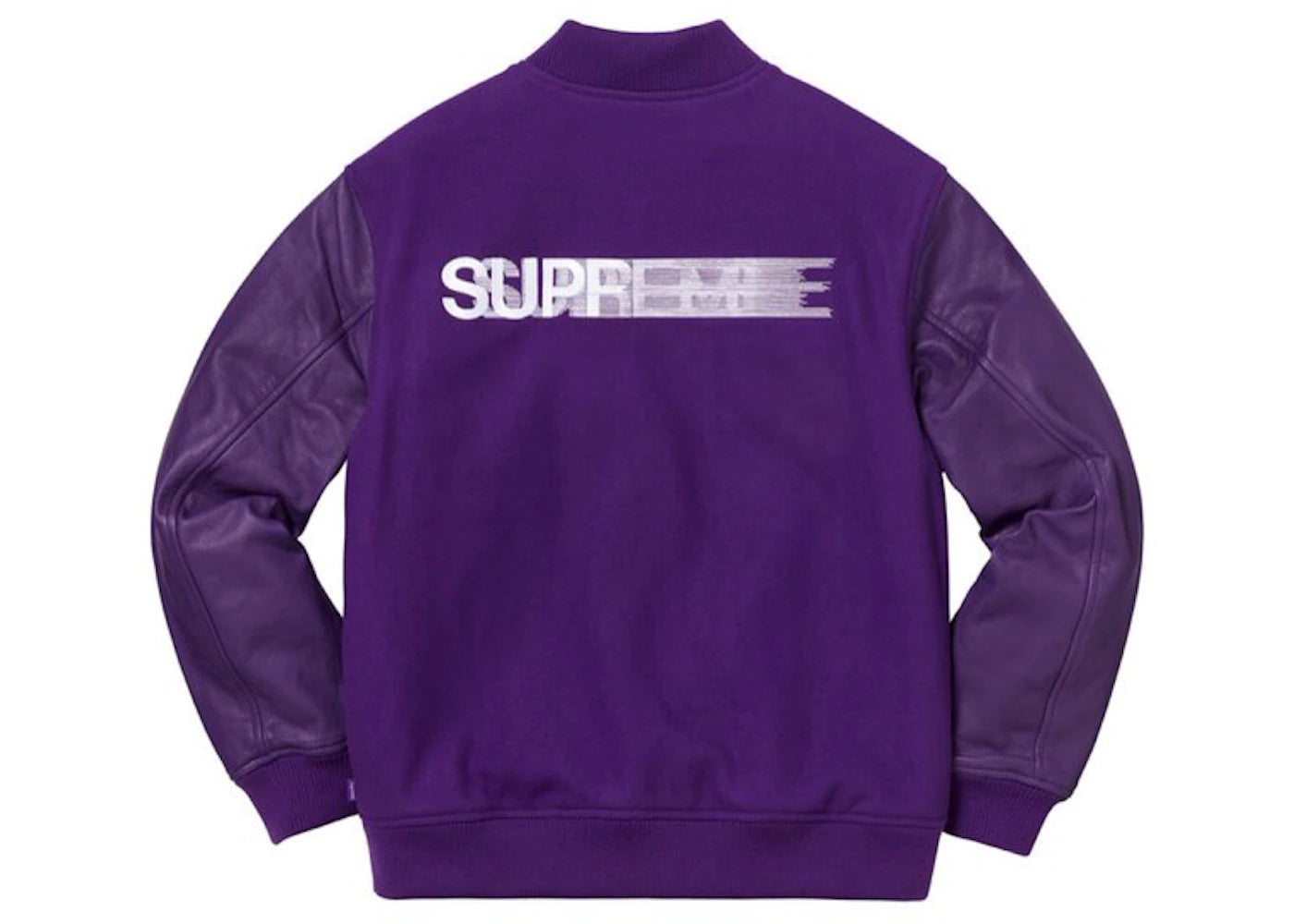 Supreme Motion Logo Varsity Jacket Purple - vue secondaire B