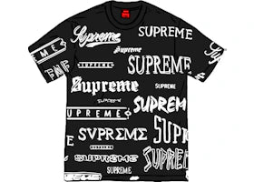 Supreme Multi Logo Tee Black - vue 360