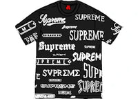 Supreme Multi Logo Tee Black