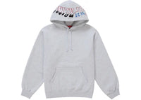 Supreme Multi Logos Hooded Sweatshirt Heather Grey