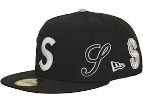 Supreme Multi S Logo New Era 59Fifty Fitted Hat Black - vue 360