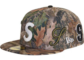 Supreme Multi S Logo New Era 59Fifty Fitted Hat Camo - vue 360