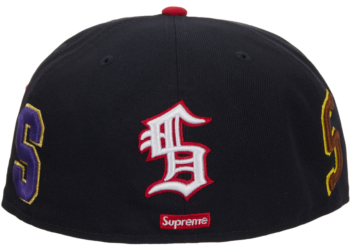Supreme Multi S Logo New Era 59Fifty Fitted Hat Navy - vue secondaire B