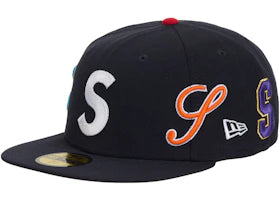 Supreme Multi S Logo New Era 59Fifty Fitted Hat Navy - vue 360