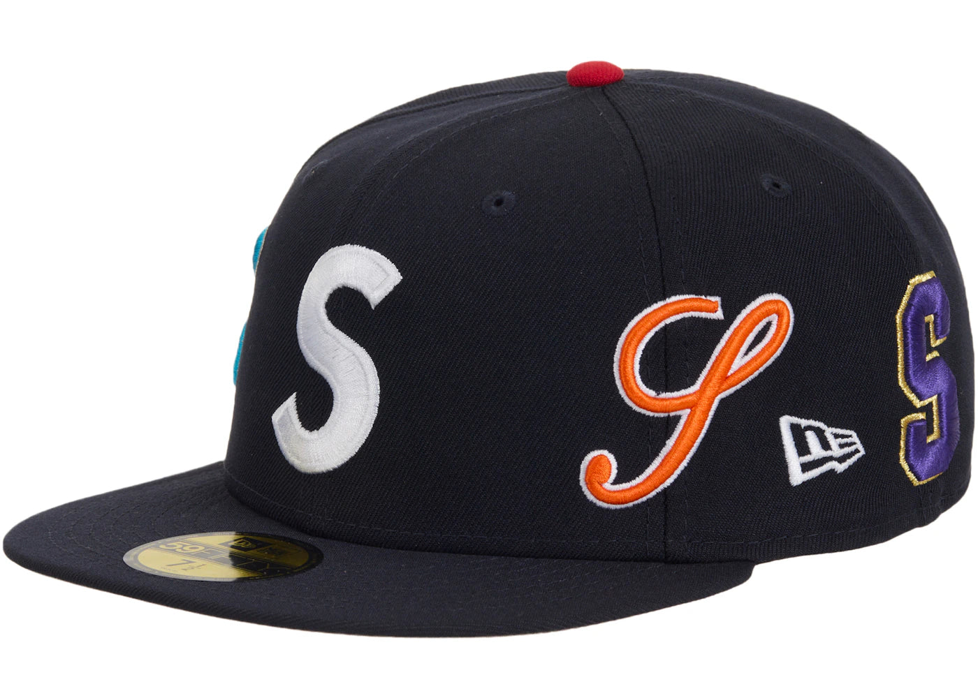 Supreme Multi S Logo New Era 59Fifty Fitted Hat Navy - vue secondaire A