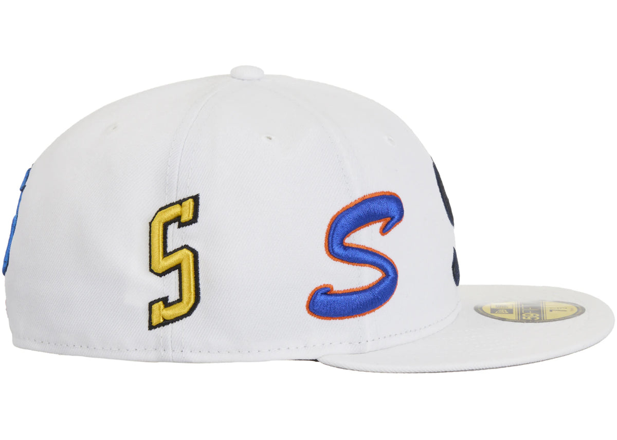 Supreme Multi S Logo New Era 59Fifty Fitted Hat White - vue secondaire B