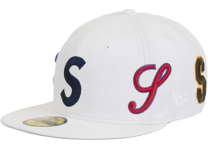 Supreme Multi S Logo New Era 59Fifty Fitted Hat White - product view 2