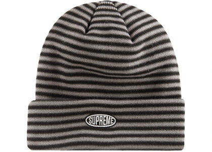Supreme Multi Stripe Beanie (FW22) Black - product view 2