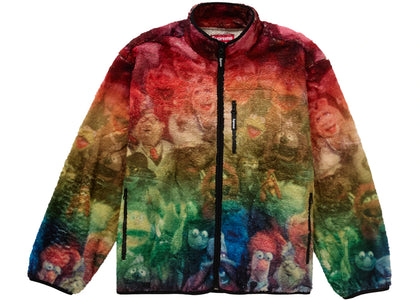 Supreme Muppets Fleece Jacket Multicolor - apparel view 2