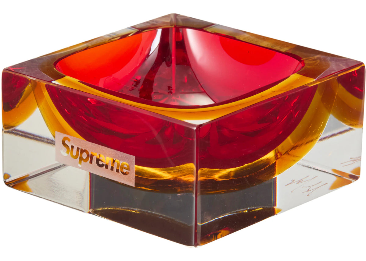 Supreme Murano Ashtray Clear - vue 360