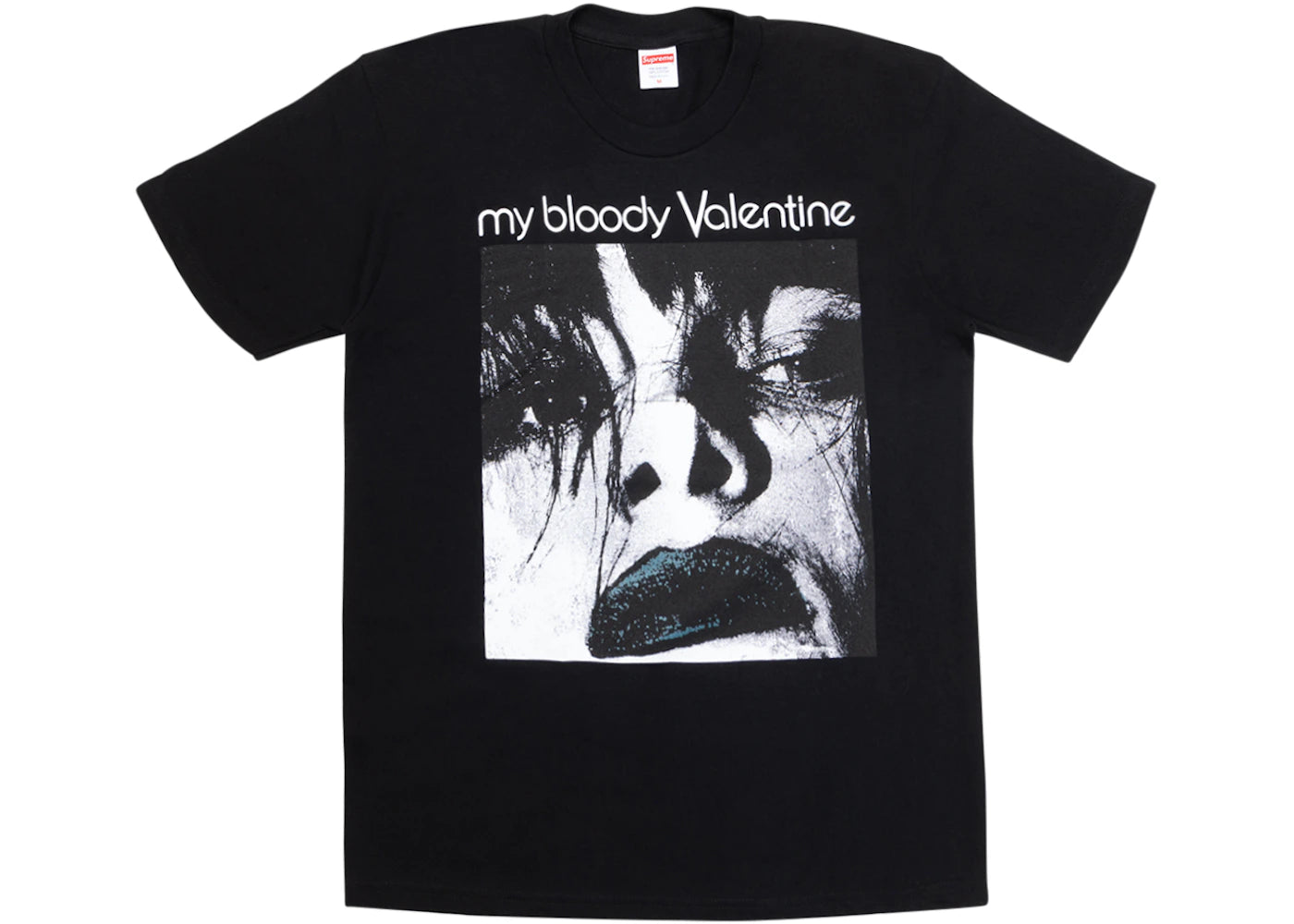 Supreme My Bloody Valentine Feed Me With Your Kiss Tee Black - vue secondaire A