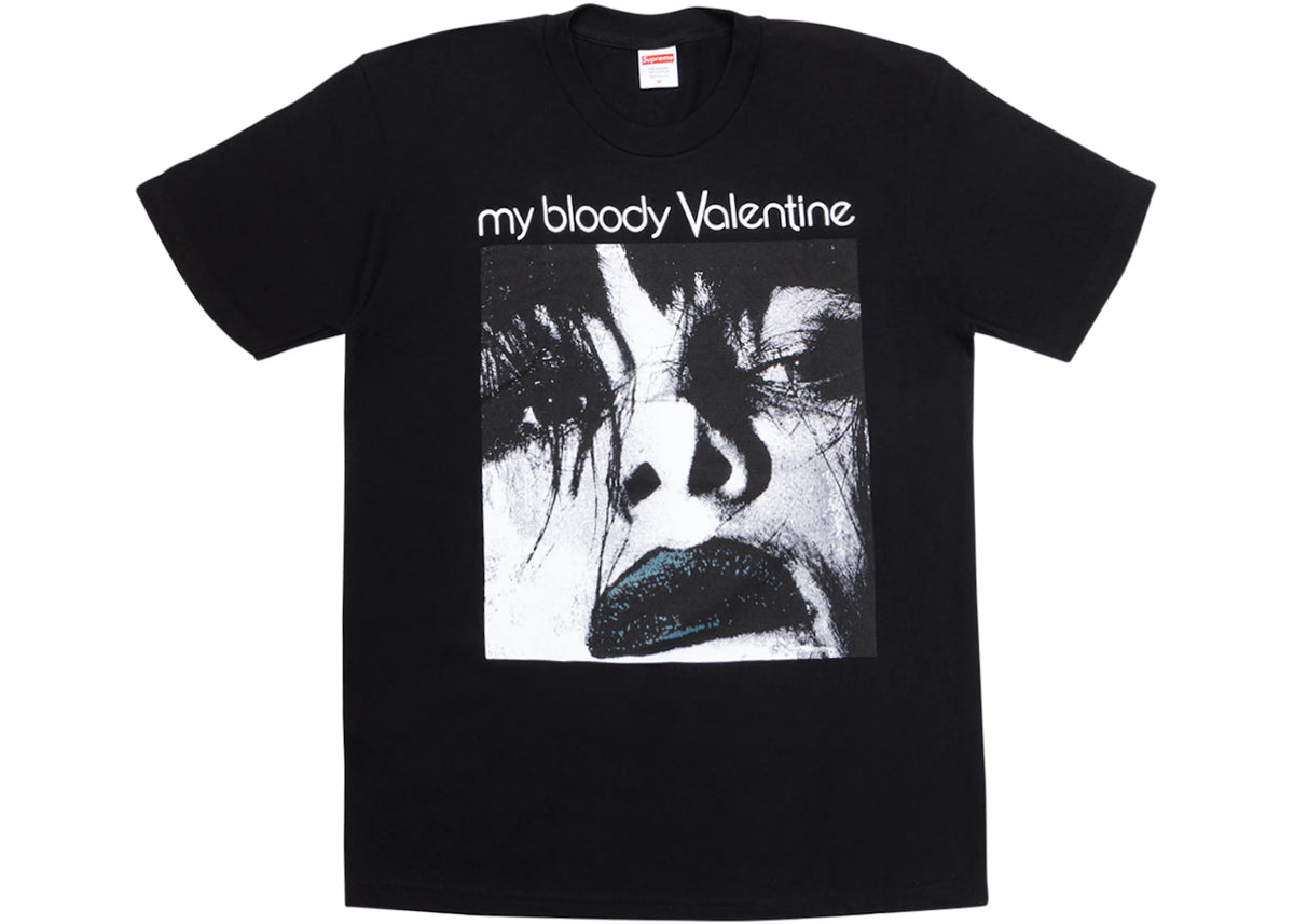 Supreme My Bloody Valentine Feed Me With Your Kiss Tee Black - vue 360