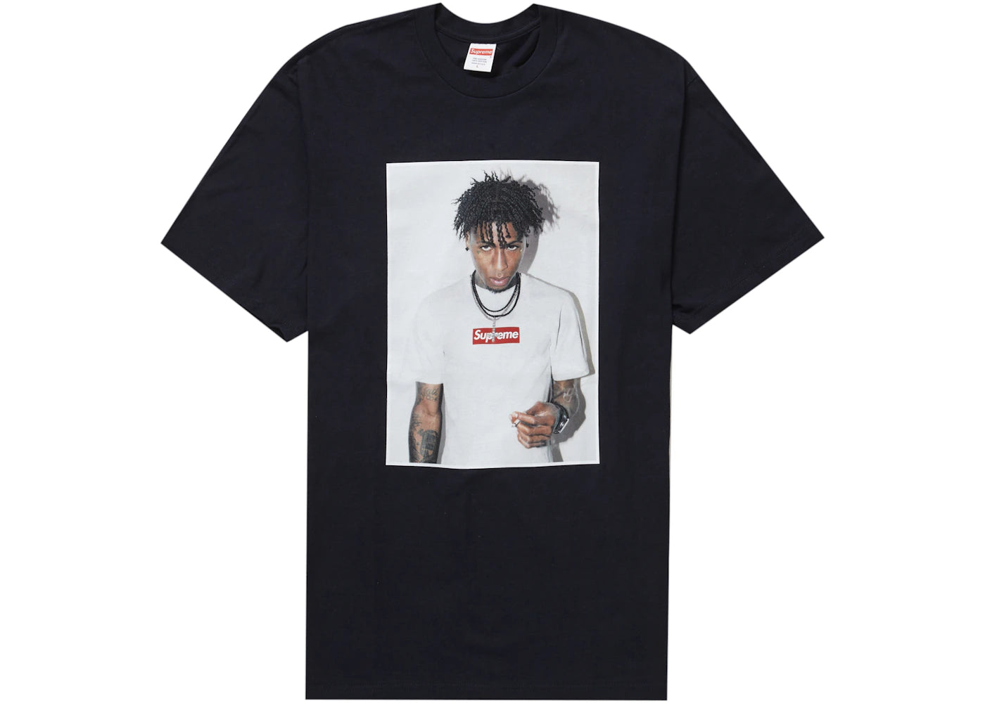 Supreme NBA Youngboy Tee Black - vue 360