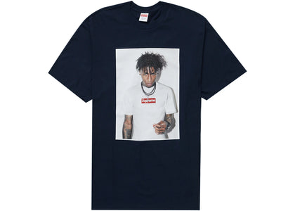 Supreme NBA Youngboy Tee Navy - authentic Supreme product