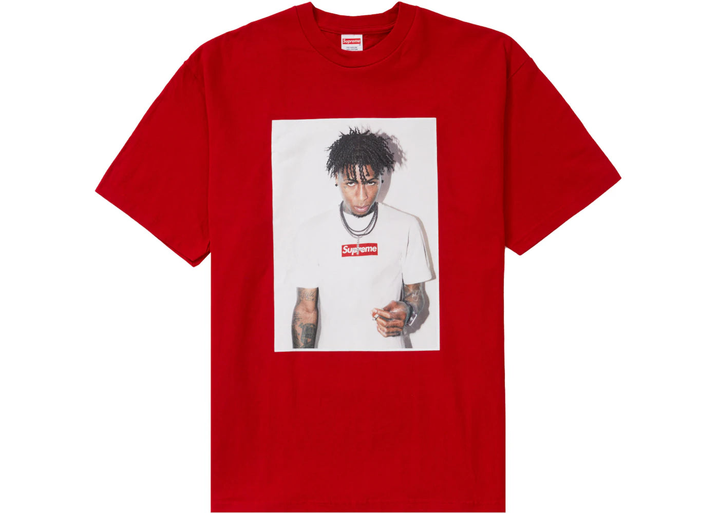 Supreme NBA Youngboy Tee Red - vue 360
