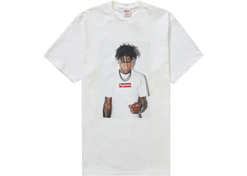 Supreme NBA Youngboy Tee White - vue 360