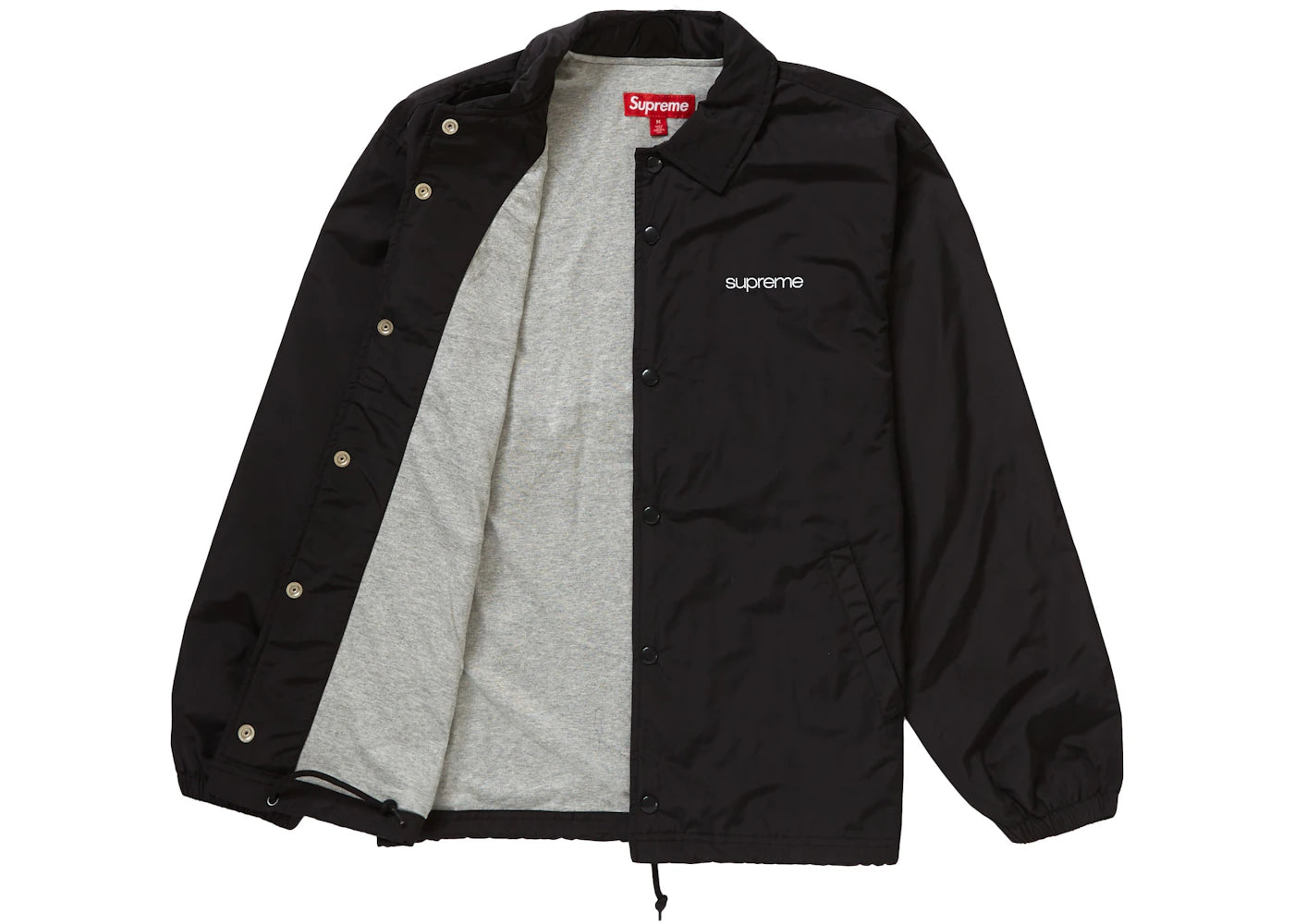 Supreme NYC Coaches Jacket Black - vue secondaire B