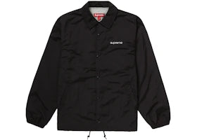 Supreme NYC Coaches Jacket Black - vue 360