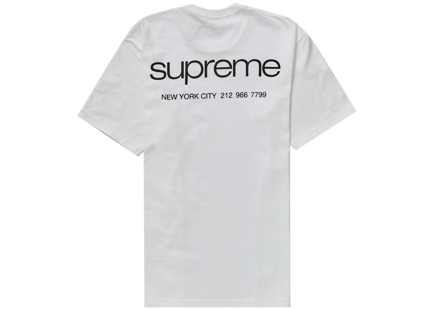 Supreme NYC Tee White - vue secondaire B