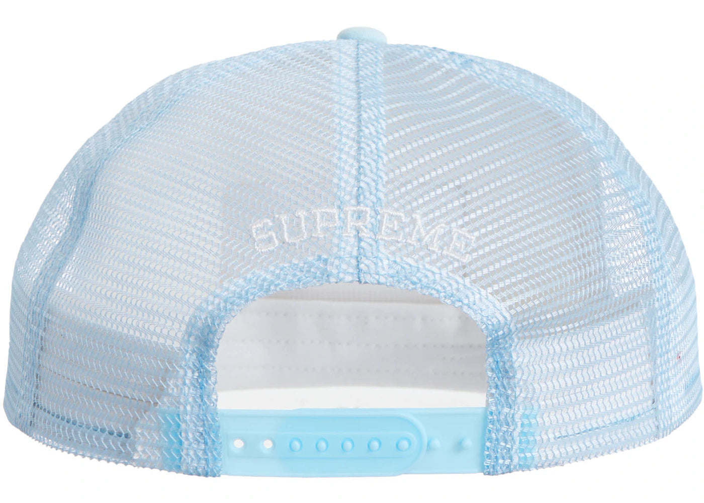 Supreme Name Plate Mesh Back 5-Panel Light Blue - vue secondaire B