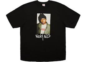 Supreme Nas Tee Black - authentic Supreme product