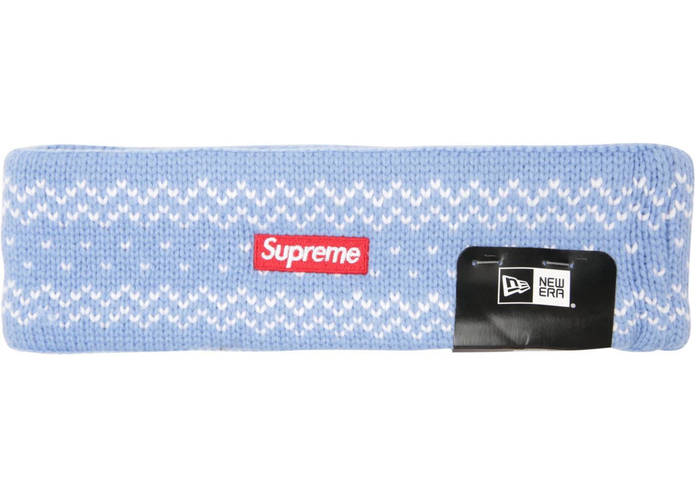 Supreme New Era Arc Logo Headband (FW17) Light Blue - vue secondaire B