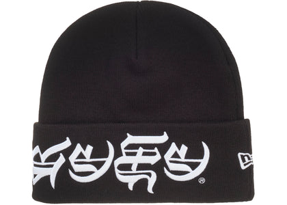 Supreme New Era Blackletter Beanie Black - product view 2