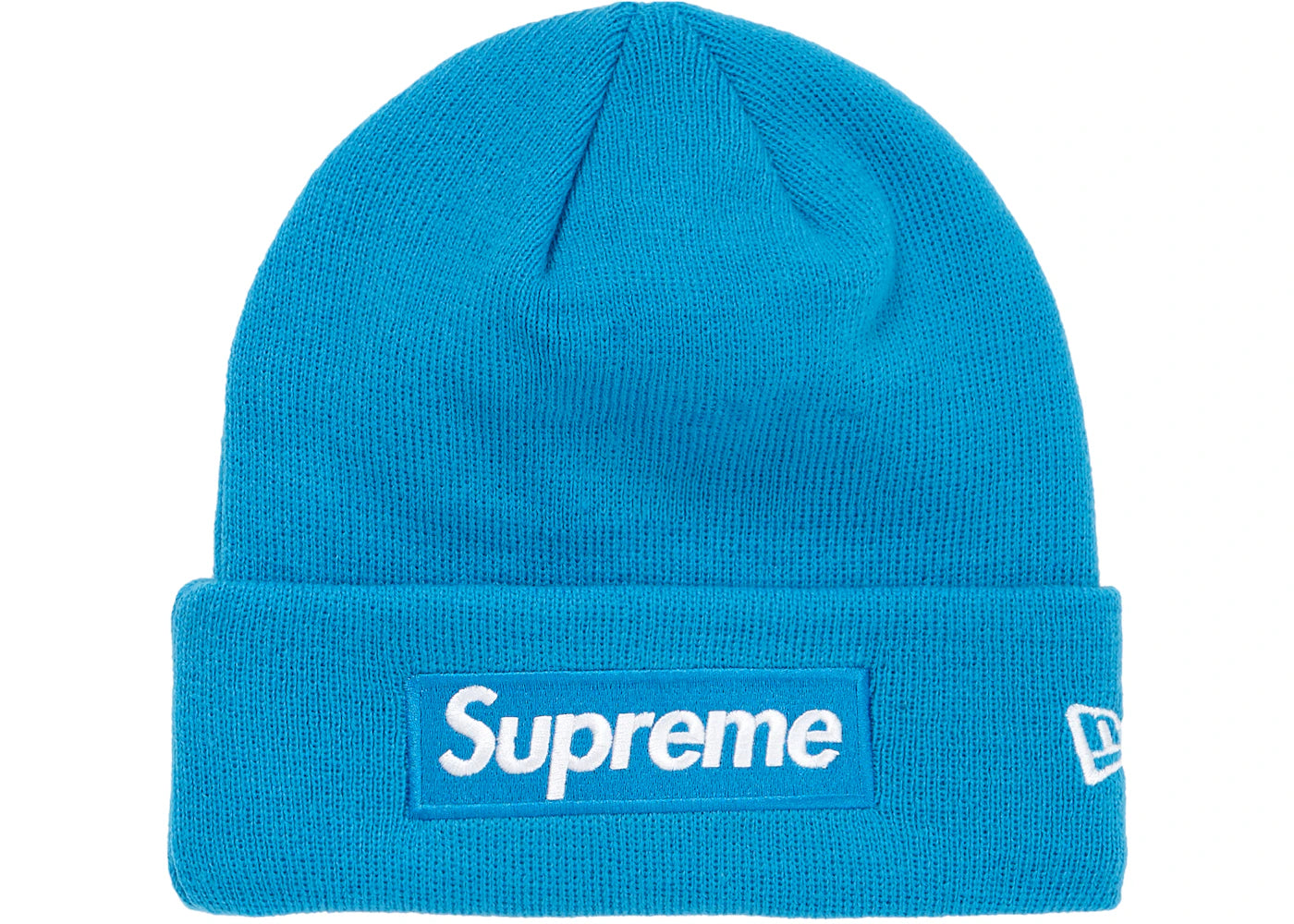 Supreme New Era Box Logo Beanie (FW18) Bright Royal - vue secondaire A
