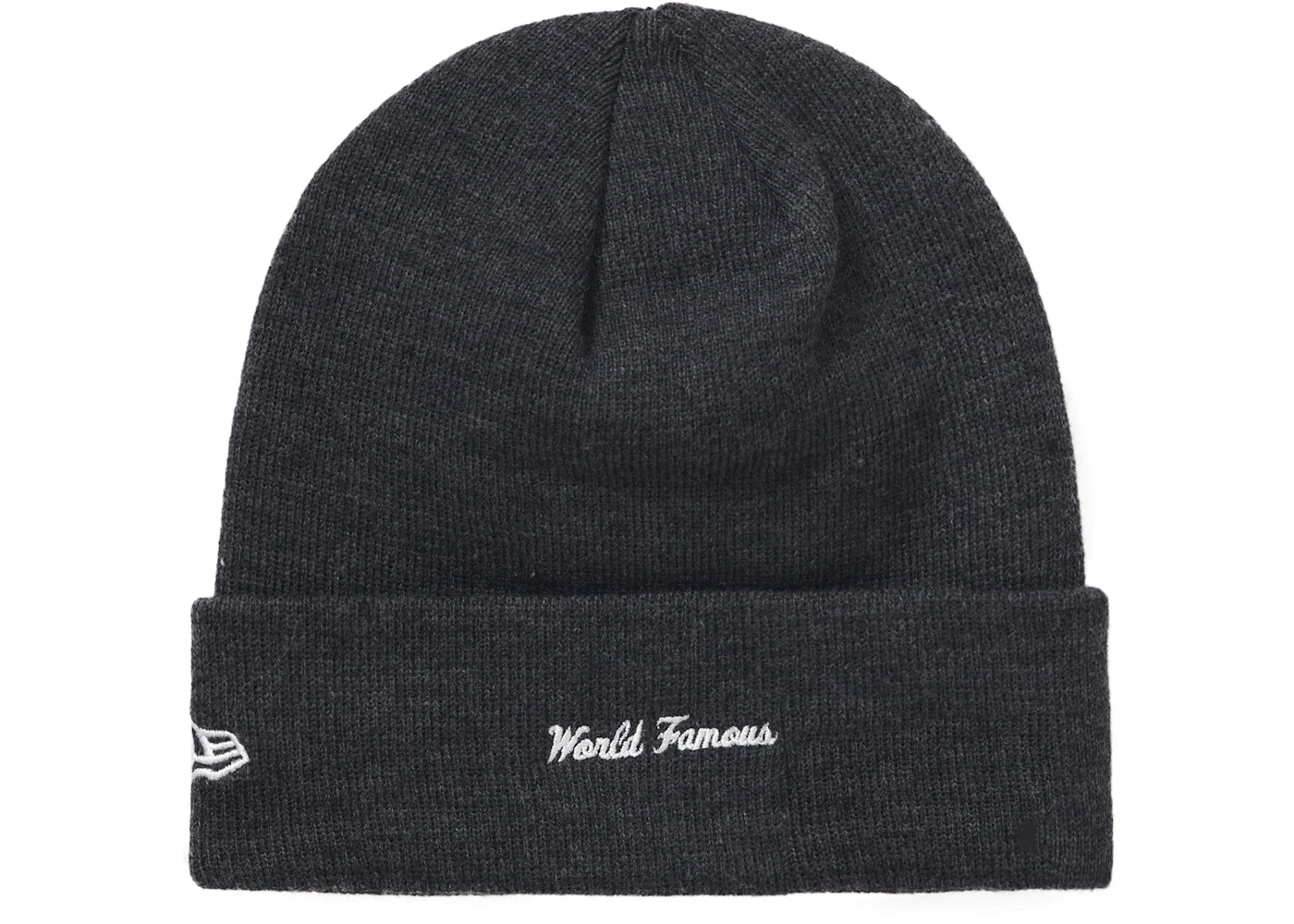 Supreme New Era Box Logo Beanie (FW21) Anthrazit