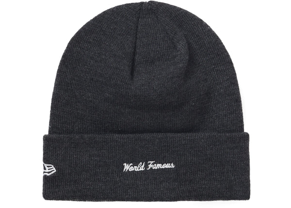 Supreme New Era Box Logo Beanie (FW21) Charcoal