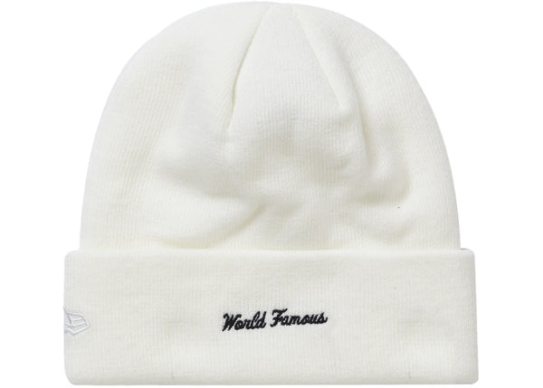 Supreme New Era Box Logo Beanie (FW21) White