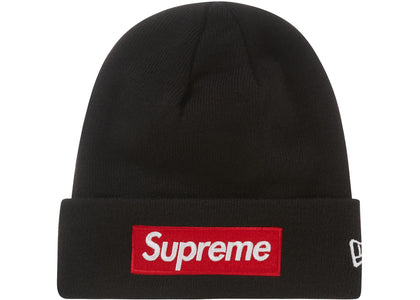 Supreme New Era Box Logo Beanie (FW22) Black sneakers - authentic Supreme shoes