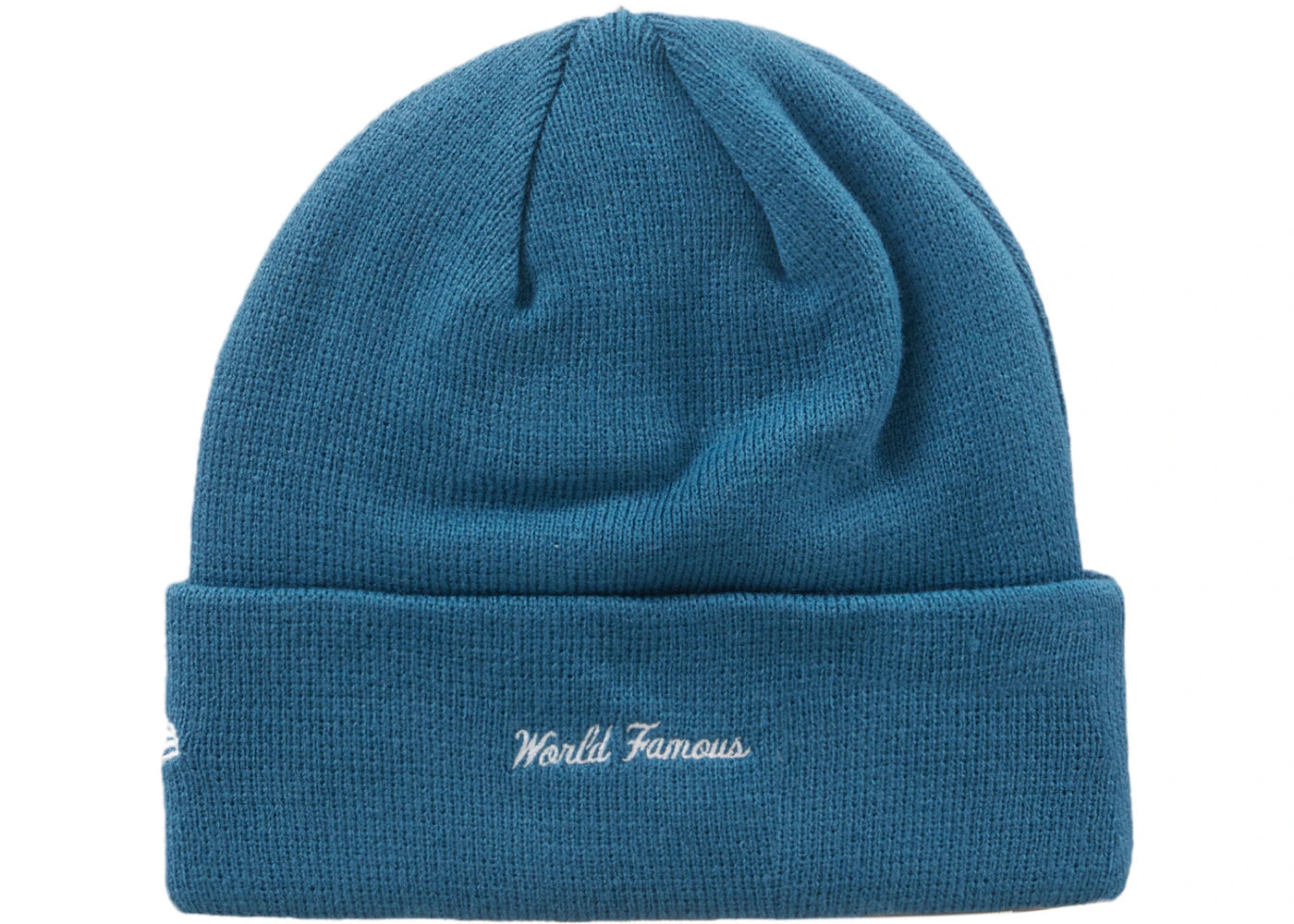 Supreme New Era Box Logo Beanie (FW23) Blue - vue secondaire B