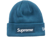 Supreme New Era Box Logo Beanie (FW23) Blue